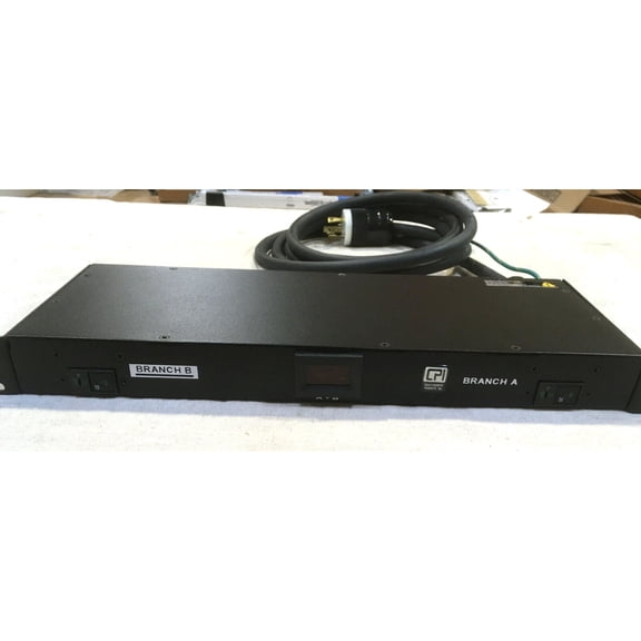 CPI Chatsworth 35693-212 Metered Horizontal Rack-Mount PDU 2.9kW 110-125V 30A 1U