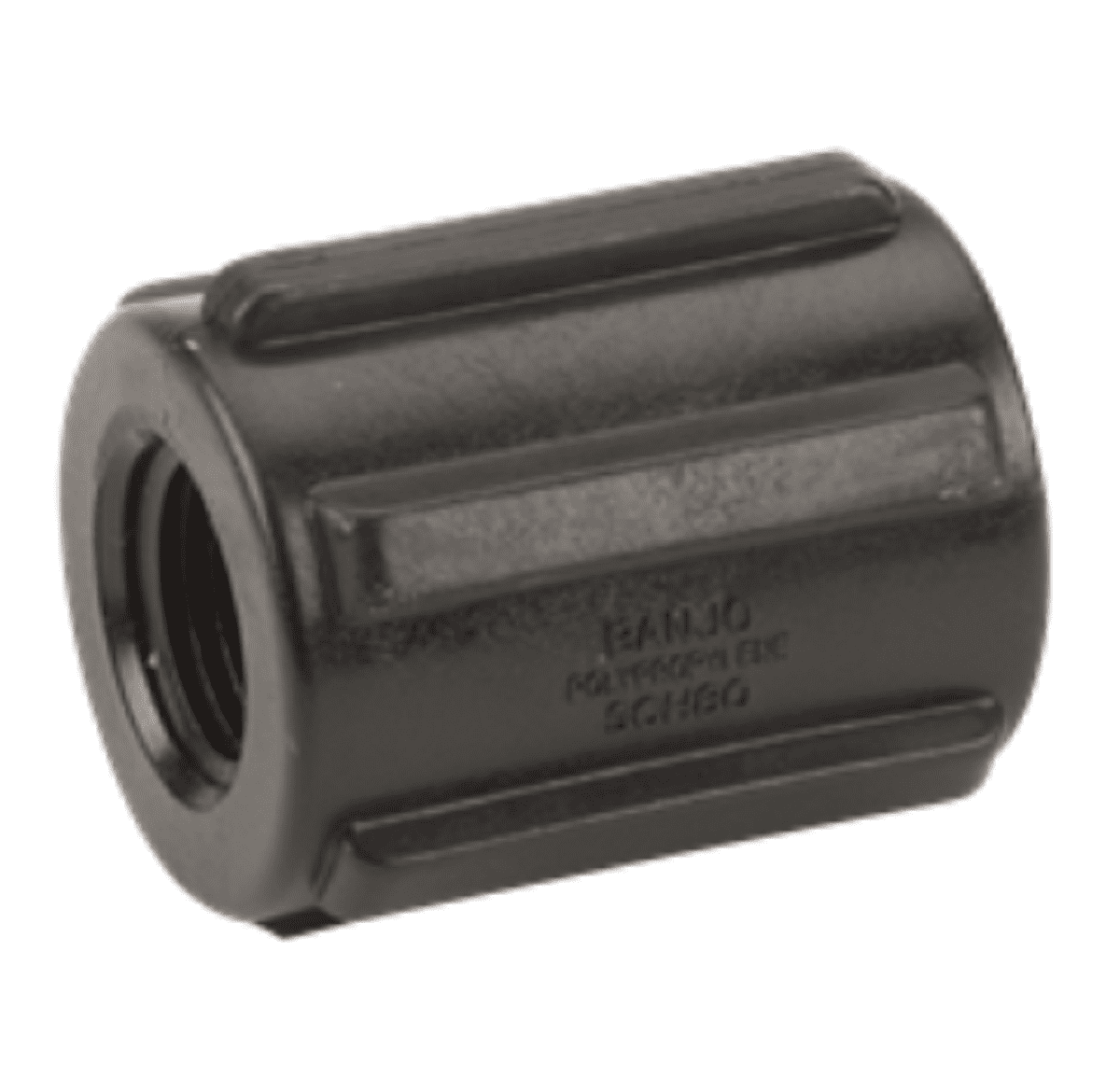 CPLG050 Banjo Polypropylene Pipe Fitting, Coupling, Schedule 80, 1/2" NPT Female