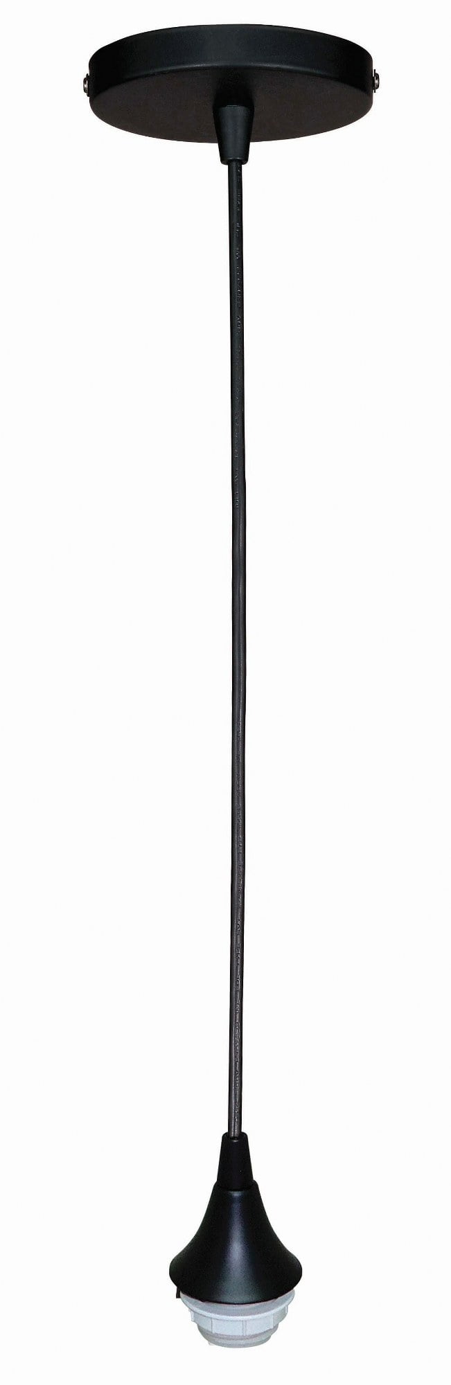 Elegant Matte Black Mini Pendant Light with Polished Nickel Finish