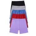 thumbnail image 1 of CPNG 5 Pack Set Girls Yoga Slim Fitting Shorts Sports Cycling Leggings Dance Biker Cartwheel Shorts High Waisted Tight Shorts(Grey,10-12 Years), 1 of 5