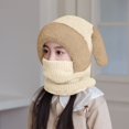 thumbnail image 1 of CPNG Baby Winter Hat Balaclava Scarf Caps Toddler Infant Cute Rabbit Ears Chunky Warm Face Mask Neck Warmer Cold Weather Ski Gear for Kids Boys Girls, 1 of 5