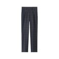 thumbnail image 1 of CPNG Boys Checkered Dress Pants Straight Pants Elastic High Waist School Uniform Pants Classic Button Front Zipper Uniform Pants(Grey,7-8 Years), 1 of 7