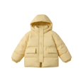 Zip Button Snap CPNG Boys Girls Hooded Puffer Jacket Full Zip Snap Button Fall Winter ...