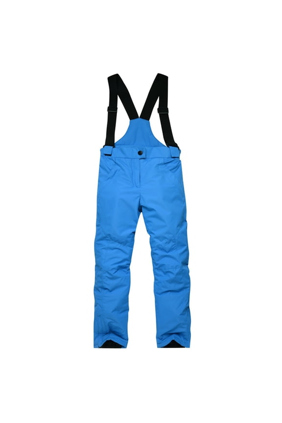Boys Girls Snow Pants Winter Outdoor Ski Trousers Waterproof Insulated Overalls Toddler Kids Snow Bib Insulated Warm Thick Snow Ski Pants Activewear Clothes