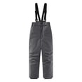 thumbnail image 1 of CPNG Boys and Girls Shoulder Straps Cotton Pants Waterproof Snow Ski Pants Winter Outdoor Snowboard Bibs Snow Trouser(Dark Gray,11-12 Years), 1 of 7