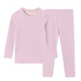 thumbnail image 1 of CPNG Children's Boys Girls Thermal Underwear Autumn Winter Base Layer Round Neck Heated Autumn Clothes and Long Trousers Set(Purple,9-10 Years), 1 of 8