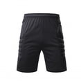 thumbnail image 1 of CPNG Children's Boys Youth Soccer Goalie Shorts Padded Moisture Wicking Soccer Goalkeeper Training Shorts(Black,7-8 Years), 1 of 3