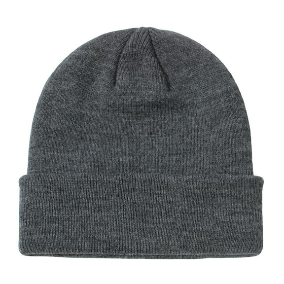 CPNG Cotton Double Layer Knit Daily Cuffed Beanie Hat Knit Warm Thick Acrylic Winter Hats for Girls, Slouchy Beanies Cuffed Skull Cap Warm Ski Hat