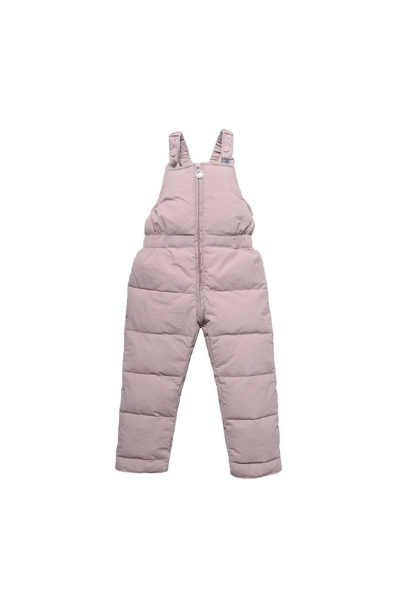 Down Trousers Skiing Pants Baby Toddler Boys Girls Winter Warm Snow Overall Jumpsuit Warm Pants Overall Jumpsuit Winter Trousers Clothes