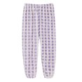 thumbnail image 1 of CPNG Girls Flannel Plaid Sleeping Pants Fluffy Fleece Lounge Pants Kids Autumn Winter Sleeping Pants Home Pants, 1 of 3