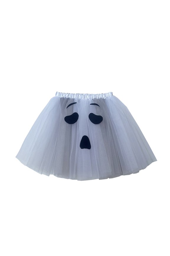 Girls Funny Holiday Tulle Skirt with Cartoon Design Tutu Skirt Elastic Waist Puffy Ballet Skirts Holiday Birthday Party Dance Daily Skirt