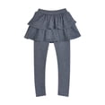 thumbnail image 1 of CPNG Girls Leggings with Skirt Kids Clothes Ruffle Tutu Uniform Pants Kids Cotton Footless Tights 2 12 Years Regular Solid Skirt Pants Casual Pants, 1 of 5