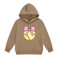 thumbnail image 1 of CPNG Girls Oversized Hoodie Softball Bow Printed Long Sleeve Hooded Pullover Sweatshirt Comfort Loose Casual Hoodie Sweatshirt Tops, 1 of 5