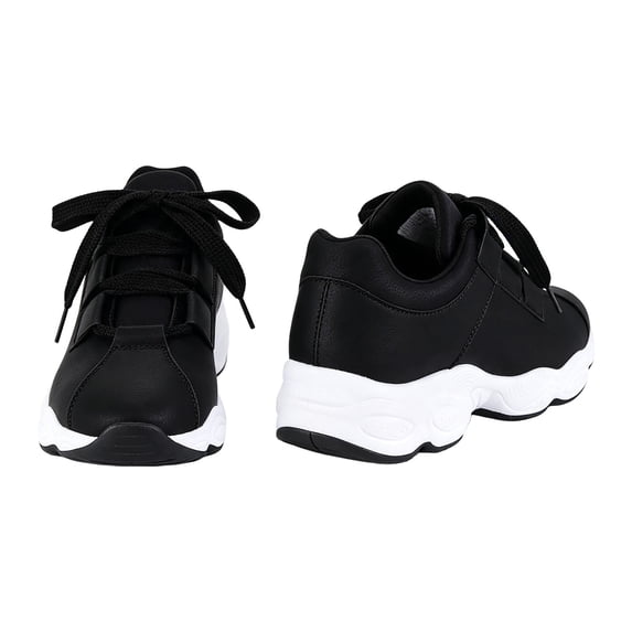 CPNG Girls Platform Sole Walking Sneakers Leisure Non Slip Sports Shoes Daily Breathable Lightweight Comfortable Casual Running Athletic Shoes