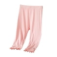 thumbnail image 1 of CPNG Girls Spring Summer Thin Knitted Leggings Pants Solid Color High Waist Slim Fit Leggings Stretchy Capri Legging Tight Pants, 1 of 4
