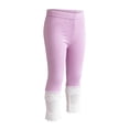 thumbnail image 1 of CPNG Girls Summer Thin Lace Trim Leggings Pants Capri Pants Fashion Leggings Stretchy Legging Footless Tight Pants(Pink,5-6 Years), 1 of 8