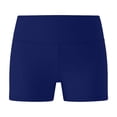 thumbnail image 1 of CPNG Girls Yoga Shorts Sports Cycling Leggings Dance Biker Cartwheel Shorts Solid Color High Waisted Tight Shorts(Navy,11-12 Years), 1 of 5