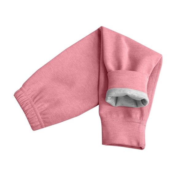 CPNG Girls and Boys Fleece Lined Leggings Elastic Waisted Thermal Skinny Sports Pants Kids Autumn Winter Thickened Long Underpants