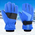 thumbnail image 1 of CPNG Kid Boys Girls Windproof Winter Gloves Thickened Thermal Cold Weather Ski Gloves Warm Insulation Snow Play Accessories Safe Reflective Flexible Grip Design, 1 of 5