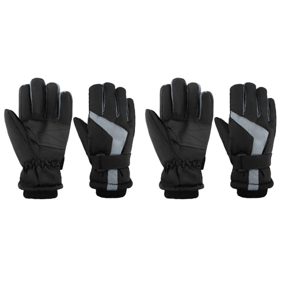 CPNG Kid Boys Girls Windproof Winter Gloves Thickened Thermal Cold Weather Ski Gloves Warm Insulation Snow Play Accessories Safe Reflective Flexible Grip Design