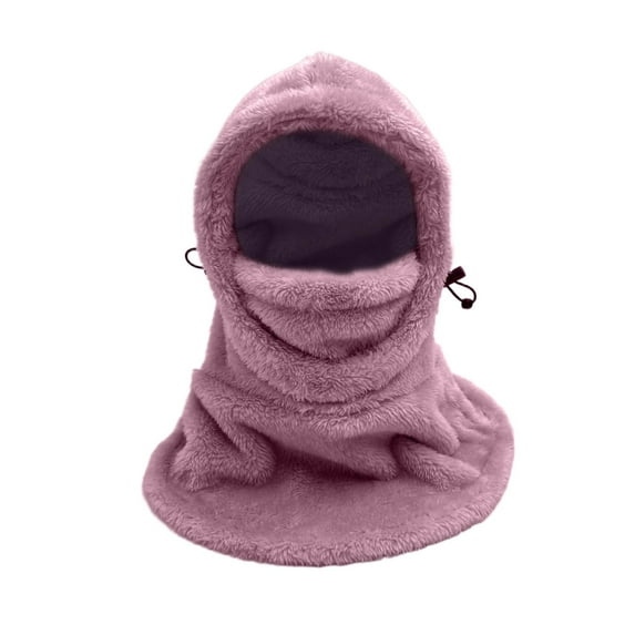 CPNG Kids Balaclava Fleece Ski Mask Windproof Face Mask Girls Boys Winter Fleece Hooded Scarf Cold Weather Hat Head Cover Neck Warmer