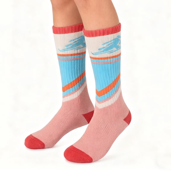 CPNG Kids Merino Wool Ski Socks Winter Thermal Thick Warm Thick Thermal Skating Snowboarding Skiing Socks for Boys & Girls for Skiing