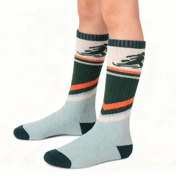 CPNG Kids Merino Wool Ski Socks Winter Thermal Thick Warm Thick Thermal Skating Snowboarding Skiing Socks for Boys & Girls for Skiing