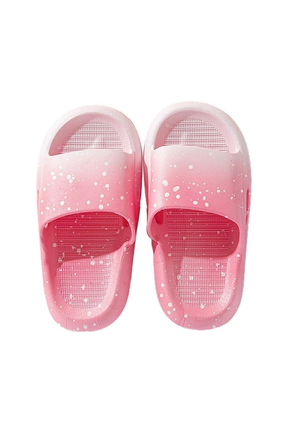 Kids Slippers, Cute Non-Slip Cloud Slippers, Comfortable and Lightweight Boys and Girls Shoes, Suitable for Indoor and Outdoor Beach Pool Showers