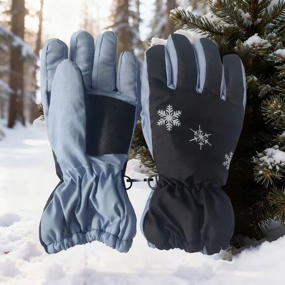 CPNG Kids Warm Gloves Sport Mittens Winter Cold Weather Windproof Waterproof Ski Snow Gloves for Outdoor Sports Snowboard Toddler Bulky Ski Gloves for Boys Girls