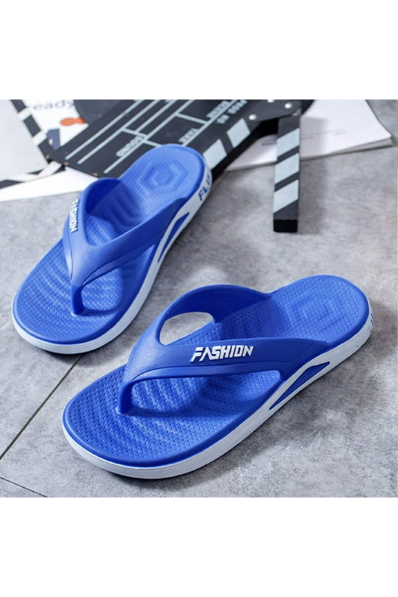 Men Europe and the United States Summer Fashion Slippers Trend to Wear Casual Non-Slip Large Size Slip On Flip Flops Waterproof Shoes Men's Boots