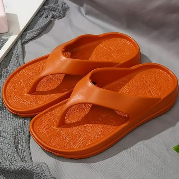CPNG Men Women Non-Slip Flip Flops EVA Walking Beach Water Shoes Sandals with Arch Support Summer Comfortable Slip On Flip Flops Slippers Comfort Footwear