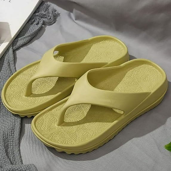 CPNG Men Women Non-Slip Flip Flops EVA Walking Beach Water Shoes Sandals with Arch Support Summer Comfortable Slip On Flip Flops Slippers Comfort Footwear
