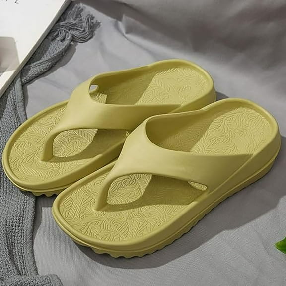 CPNG Men Women Non-Slip Flip Flops EVA Walking Beach Water Shoes Sandals with Arch Support Summer Comfortable Slip On Flip Flops Slippers Comfort Footwear