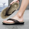 thumbnail image 1 of CPNG Men Women Slippers Anti Slip Flip-flops Massage Slippers Breathable Beach Shoes Arch Flip Flop Summer Sandal for Plantar Fasciitis Flat Feet Heel Pain Relief Footwear, 1 of 9