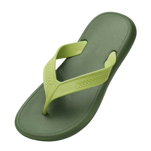 CPNG Men's Arch Support Small Sole Anti Slip Soft Sole Wear Resistant Flip Flops for Plantar Fasciitis Orthopedic Thong Sandals Comfortable Summer Beach Pool Outdoor Slides