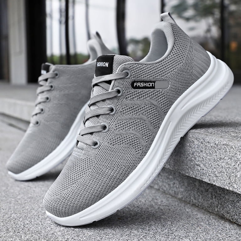 CPNG Mens Running Shoes Slip-On Mesh Breathable Tennis 
