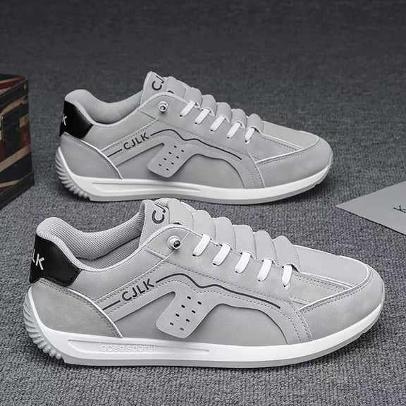 CPNG Mens Stylish Chunky Skate Shoes Fashionable Casual Shoes Street Style with Comfy Non-Slip Soft Sole Trendy Suitable for Sports Fitness Daily Leisure and Outdoor Activities