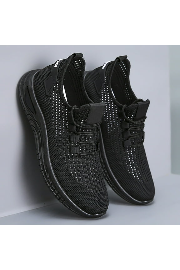 Running Orthopedic Mesh Shoes for Men Ultra Lightweight Lace-Up Breathable Comfortable Walking Casual Fashion Dress Sneakers with Soft EVA Insole