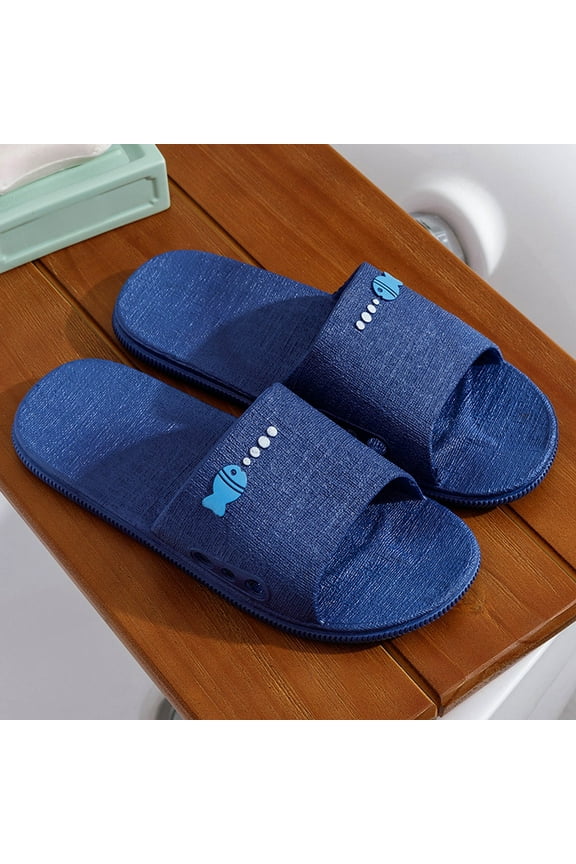 Shower Soft Shoes for Women Fashion Non Slip Open Toe Slip on Indoor Outdoor Casual Flat Plastic Indoor Home Bathroom Slippers for Pool Camping