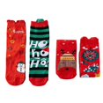 thumbnail image 1 of CPNG Socks for Women Christmas Socks Gift Set 4 Pairs Of Festive Patterned Comfortable Cotton Socks Unisex Gift for Family Christmas, Holiday or Birthday Gift, 1 of 3