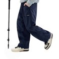 thumbnail image 1 of CPNG Teenagers Kids Boy's Autumn and Winter Hiking Pants Youth Fleece Lined Thickened Warm Windproof and Waterproof Trousers(Navy,13-14 Years), 1 of 7