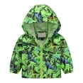 thumbnail image 1 of CPNG Toddler Baby Jacket Cute Cartoon Lightweight Hooded Windbreaker Coats Girls Boys Outdoor Raincoat Rain Jacket Hooded Zip Light Outerwear, 1 of 3