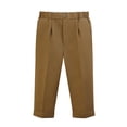 thumbnail image 1 of CPNG Toddler Kids Teenagers Boys Dress Pants for Wedding School Formal Uniforms Pants Long Trousers Straight Leg Pants(Coffee,6-12 Months), 1 of 2