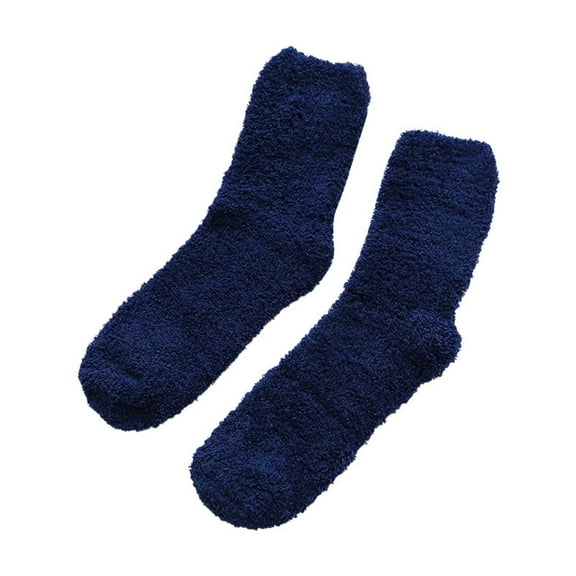 CPNG Unisex Fuzzy Socks Cozy Winter Thickned Warm Slipper Socks Microfiber Soft Home Sleeping Short Socks for Men's Women's