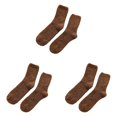 thumbnail image 1 of CPNG Unisex Fuzzy Socks Cozy Winter Thickned Warm Slipper Socks Microfiber Soft Home Sleeping Short Socks for Men's Women's, 1 of 8