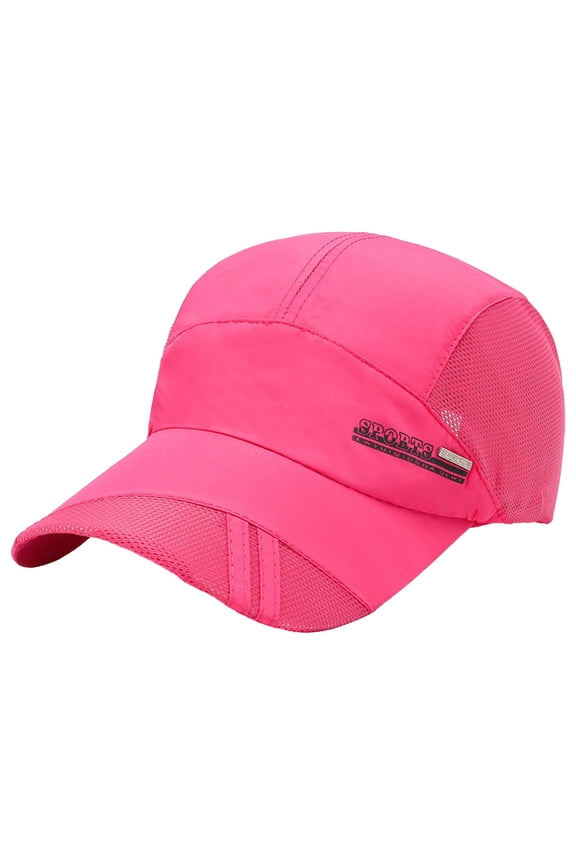 Unisex Summer Baseball Cap Foldable Long Large Bill Mesh Back Sun Visor Sports Cap Riding Running Fishing Outdoor