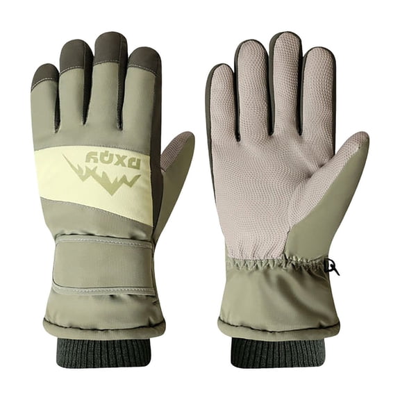 CPNG Winter Gloves for Boys Girls Thermal Waterproof Gloves Cold Weather Hand Warming Gloves Windproof Touchscreen for Skiing Outdoor Activities