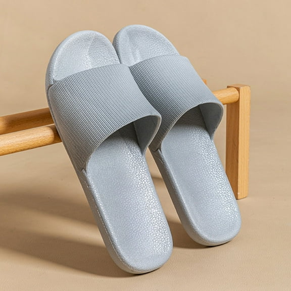 CPNG Women Cloud Slides Leather Slides Summer Slip On House Slipper Quick-Drying Fashion Wide Width Beach Travel Sandals Round Toe Non Slip Platform Sandal