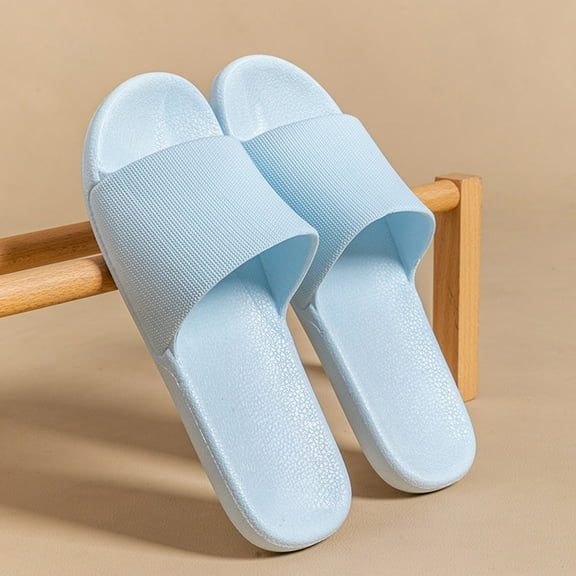 CPNG Women Cloud Slides Leather Slides Summer Slip On House Slipper Quick-Drying Fashion Wide Width Beach Travel Sandals Round Toe Non Slip Platform Sandal