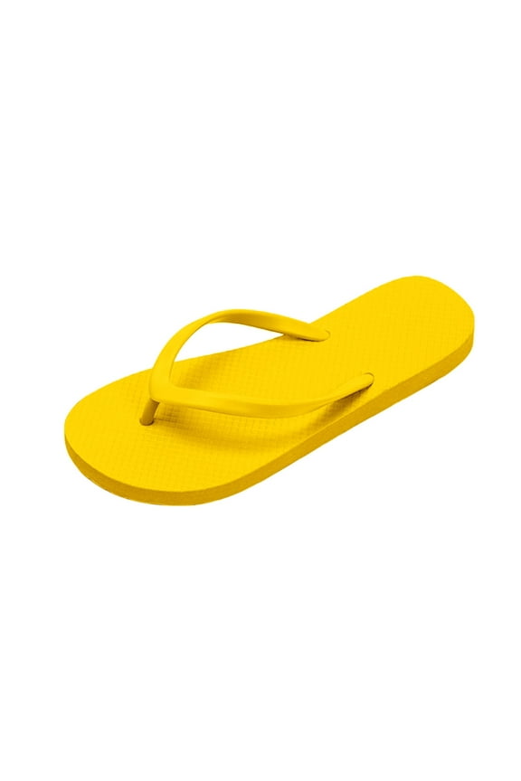 Women Ladies Slim Anti-Slip Soft Sole Flip Flops Shower Slippers Flat Sandals Summer Bathroom Beach Pool Ultra Lightweight Basic Thongs Rubber Soft Slide Slip-on Shoes